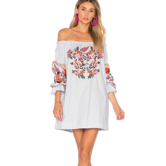 Free People Dresses & Skirts - Free People // Fleur du Jour Off-Shoulder Dress